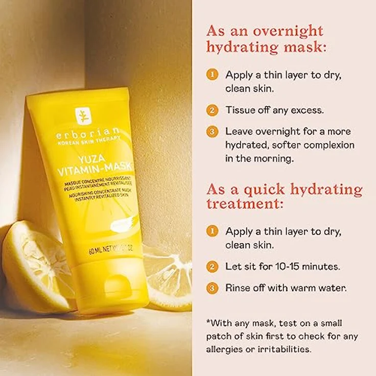 Erborian Yuza Vitamin-Mask, 20 ml, leichte Textur in praktischer Sprühflasche für das Gesicht – Bild 4