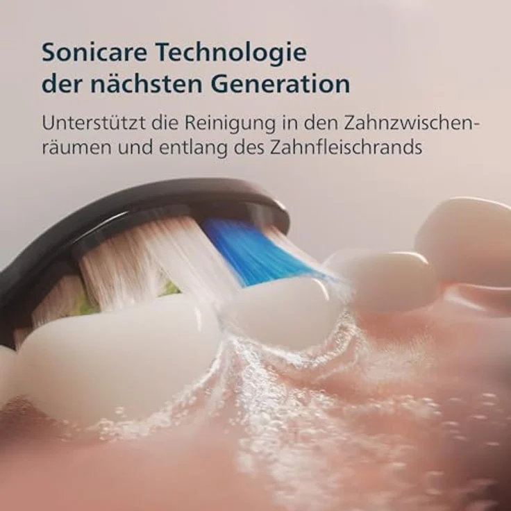 Philips Sonicare Series 3000, Elektrische Zahnbürste mit Drucksensor, 3 Intensitäten, EasyStart, SmarTimer, 14 Tage Akkulaufzeit, Reiseetui, Schwarz & Rosa, 2er Set, HX4072/42, [Neu] – Bild 2