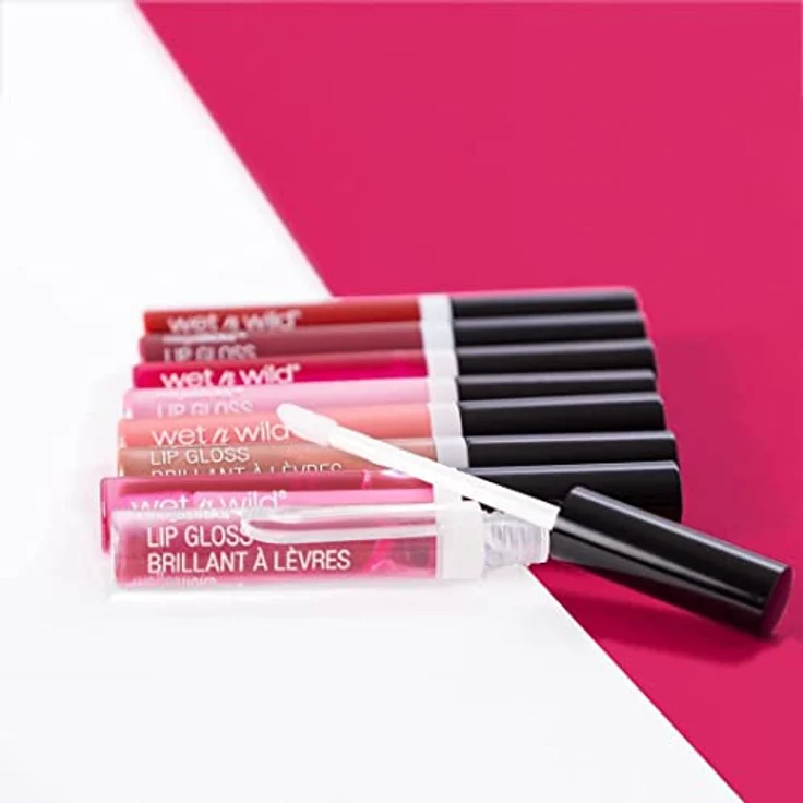 Wet n Wild MegaSlicks Glitzer-Lipgloss, feuchtigkeitsspendend, Farbton Cherish, 5,4 g – Bild 5