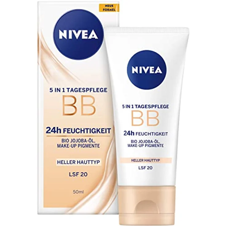 Nivea Gesichtspflege Tagespflege Bb Cream 5 In 1 Blemish Balm Hell (Lsf 20) 50 ml Tagespflege für Damen und Herren – Bild 2