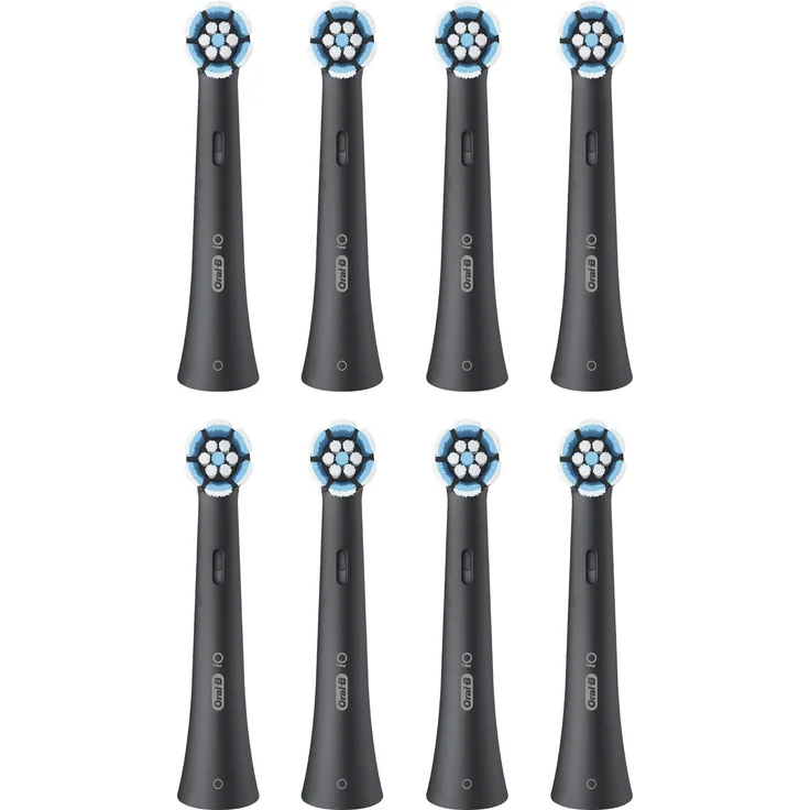 Oral-B iO RB SBF 8 FBNLSENOR Zahnbürstenkopf, 8er Pack für gründliche Plaque-Entfernung und gesunde Zahnfleischpflege