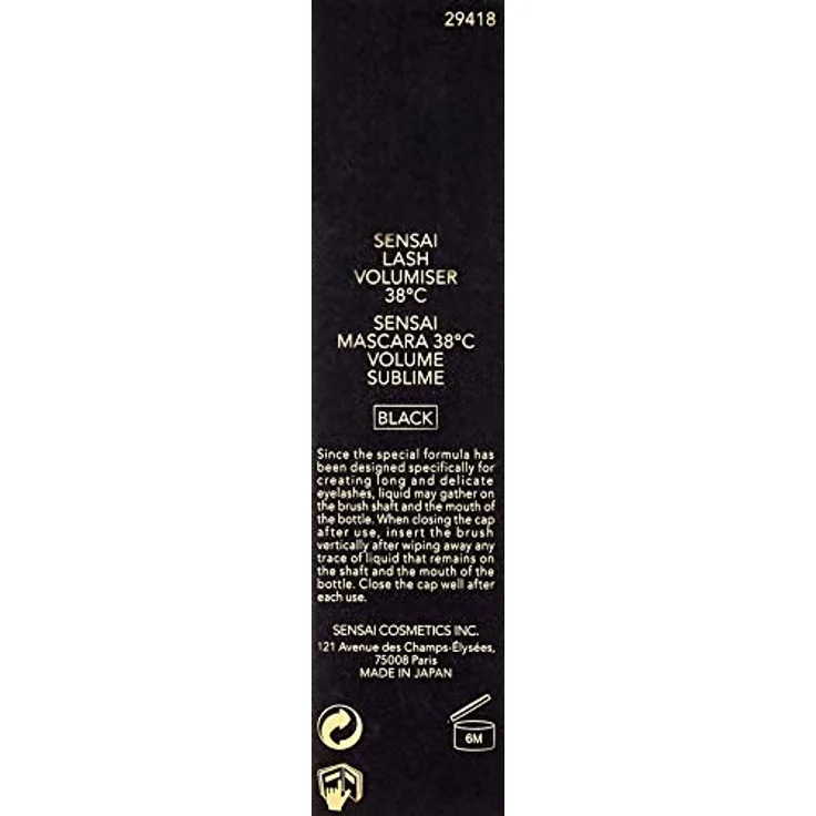 SENSAI Lash Volumizer 38°C Wimperntusche 10 g – Bild 3