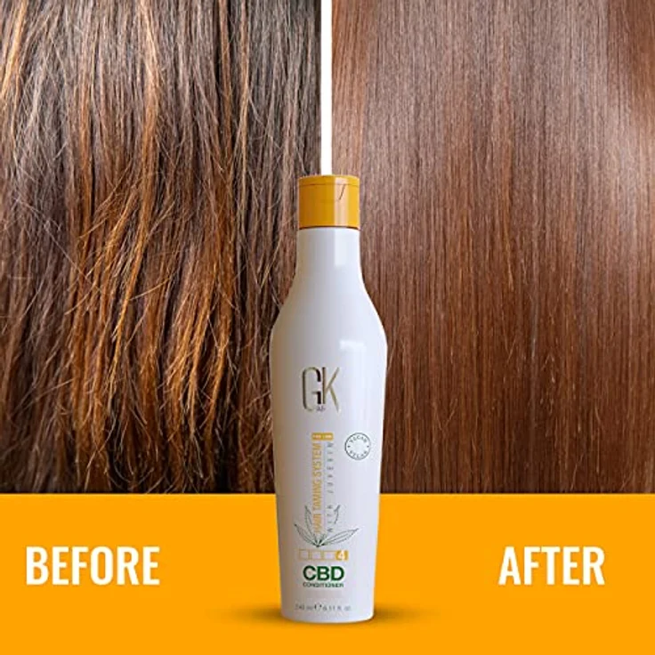 GK Hair CBD Conditioner, revitalisierender Conditioner mit feuchtigkeitsspendendem CBD, 240 ml – Bild 2