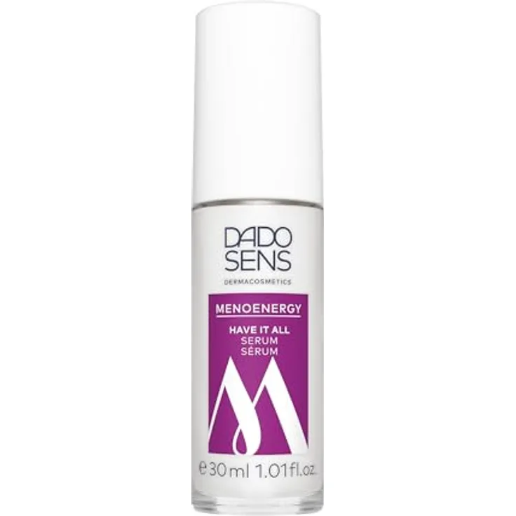 Dado Sens Menoenergy Have It All Serum (30ml) - Feuchtigkeitsspendend mit veganem Kollagen, Hyaluronsäure & Green Chiretta, für Frauen in den Wechseljahren, Vegan