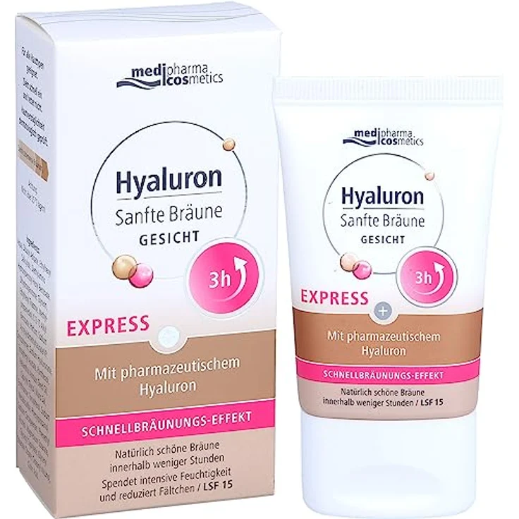 Medipharma Cosmetics SANFTE Bräune Express Gesicht Creme 30 Milliliter – Bild 3