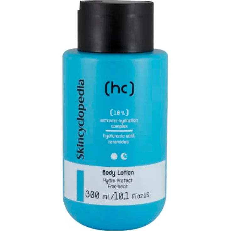Skincyclopedia Hyaluron Bodylotion, Feuchtigkeitslotion mit Hyaluronsäure und Ceramiden, 300ml, dermatologisch getestet