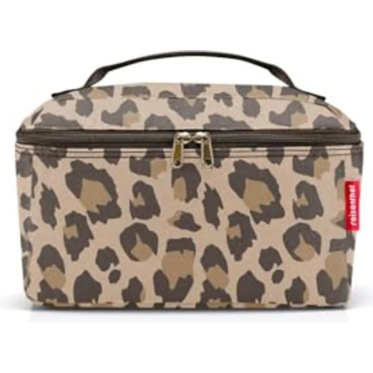 reisenthel beautycase - Quadratischer Kulturbeutel Leo Macchiato, Gepäckorganisator, Kosmetiktasche