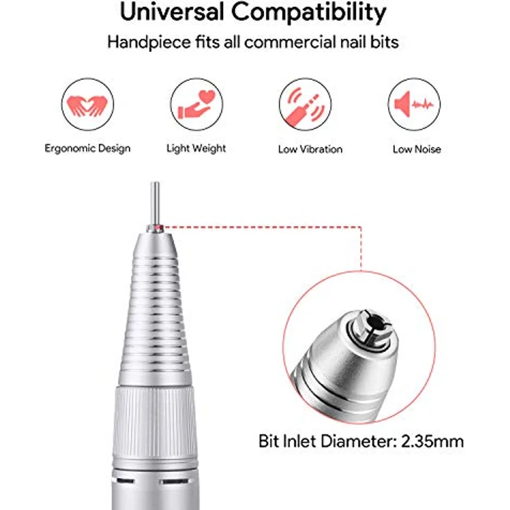 JCMaster Beauty EasyPro+ Deluxe Nagelfräser schwarz – Bild 5