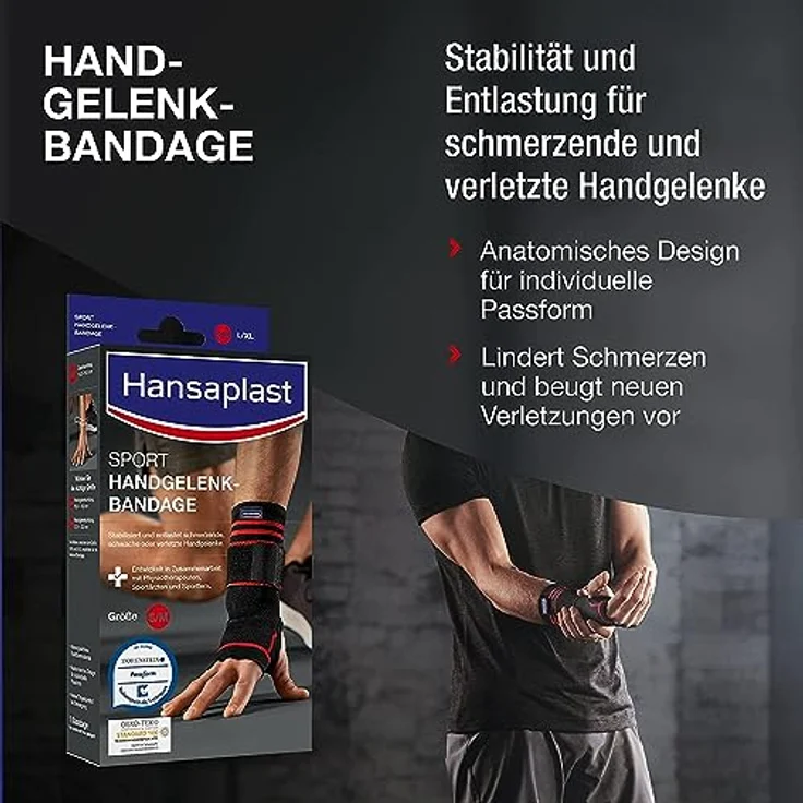 Hansaplast Sport Handgelenk Bandage M – Bild 4