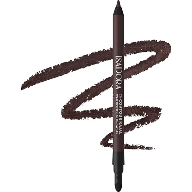 IsaDora Perfect Contour Kajal Eyeliner, hochpigmentierter, wasserfester Augenkonturenstift, 1,2 g, Chocolate Brown – Bild 1