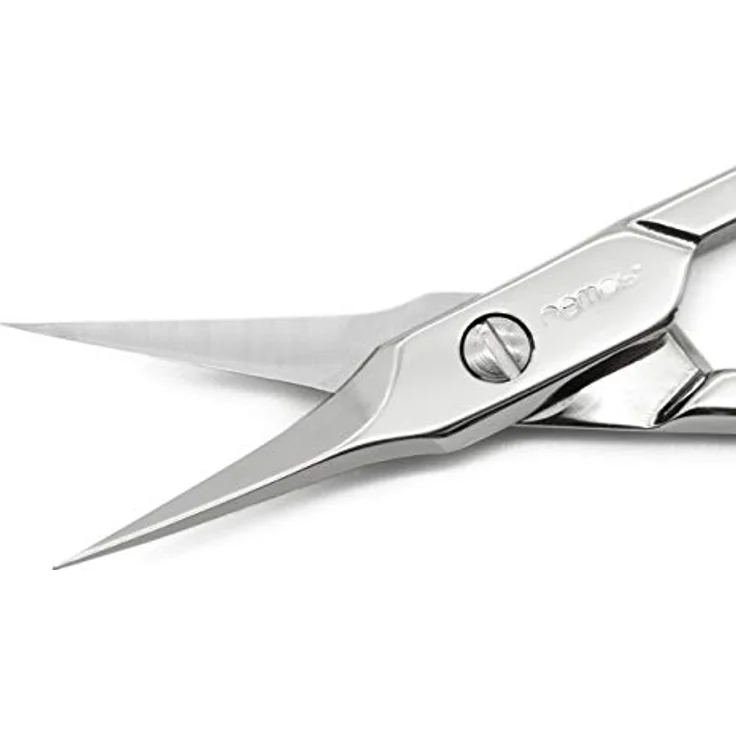 remos professional body care REMOS Nagelhautschere, 9,5 cm aus gehärtetem Stahl, präzise Klingen mit gebogenem Schneideblatt, verstellbare Schraube – Bild 2