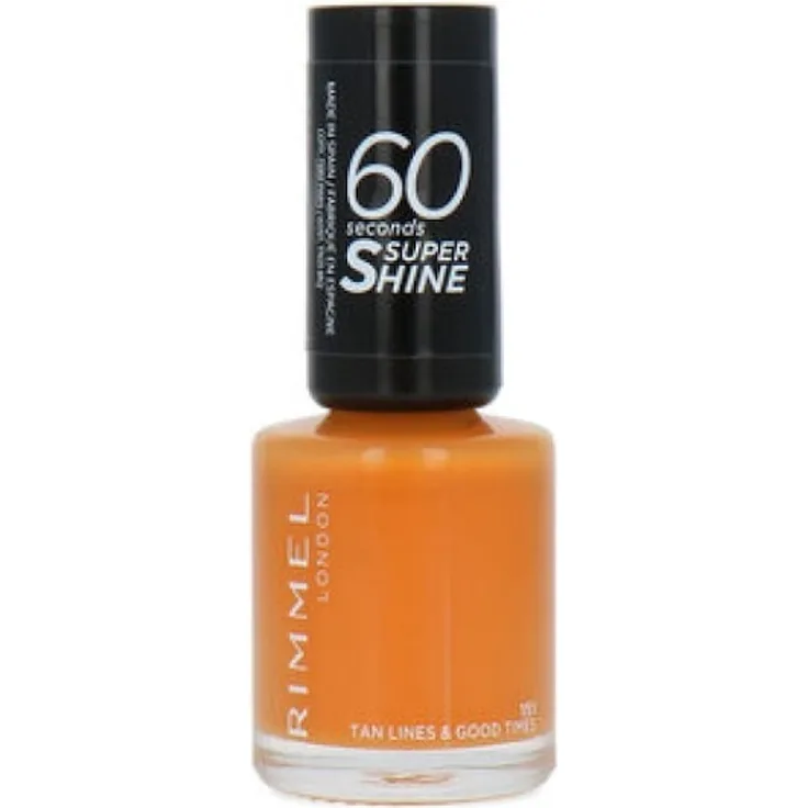 Rimmel London 60 Sekunden schnelltrocknender Nagellack Nr. 130 Caramel Candy, 8ml