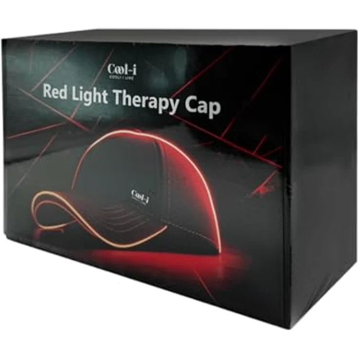COOL-i ® Infrarotlampe Rotlicht-Haarwuchshaube, kabellos mit 158 LEDs, Infrarot- & Blaulichttherapie für die Kopfhaut, wiederaufladbar, Timer, für Männer & Frauen – Bild 3