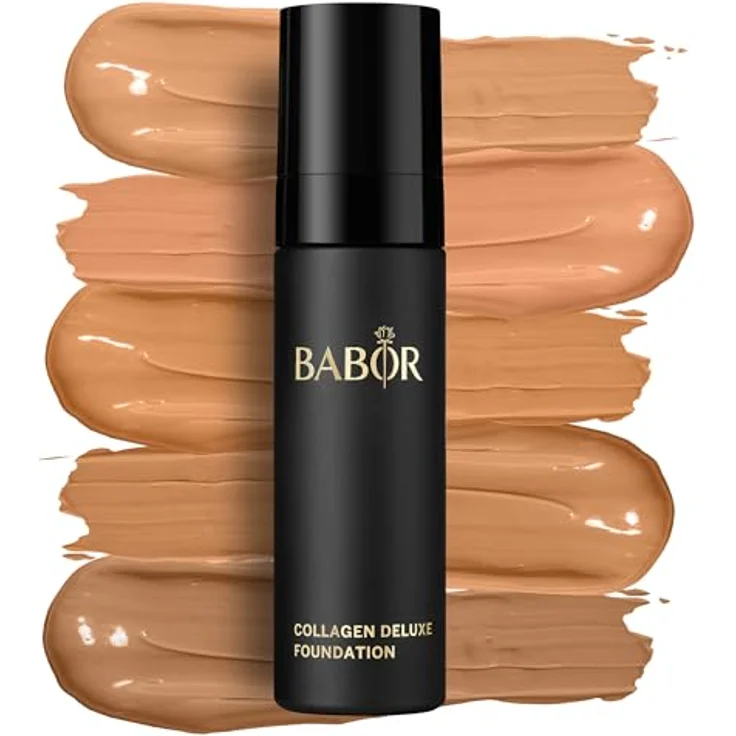 BABOR MAKE UP Collagen Deluxe Foundation, Make-up für trockene und reife Haut, Mit Anti-Aging Serum, Stark deckend, Langanhaltend, 30 ml – Bild 1