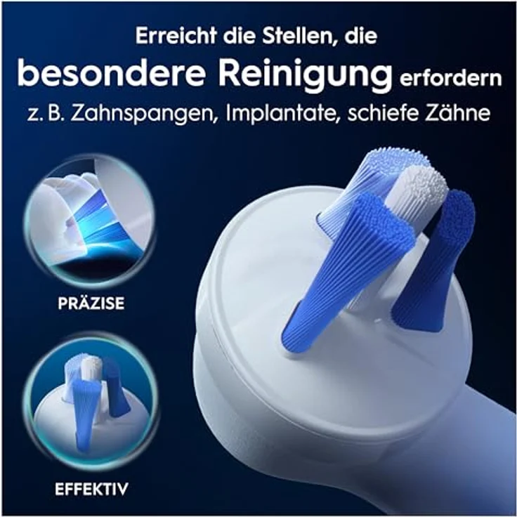 Oral-B Aufsteckbürsten - iO Interdental Reinigung 2er, Spezialisierte Reinigung, elektrische Zahnbürste – Bild 4