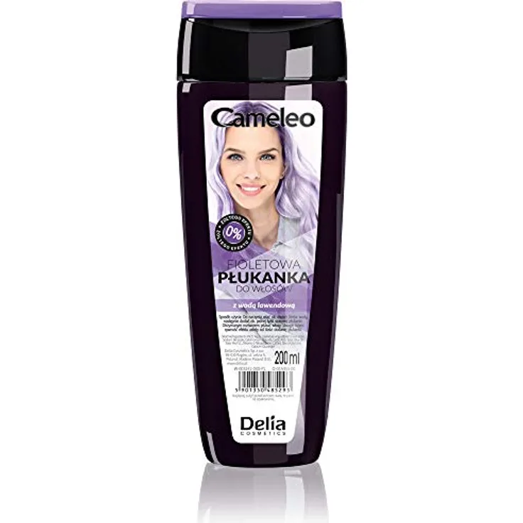 Cameleo - Lila Haar-Toner mit Lavendelwasser - semi-permanente Haarfarbe - lila Farbtöne OHNE Gelbstich, für blondes, platinblondes & graues Haar - lila Haare, Farbe & Pflege - parabenfrei - 200 ml