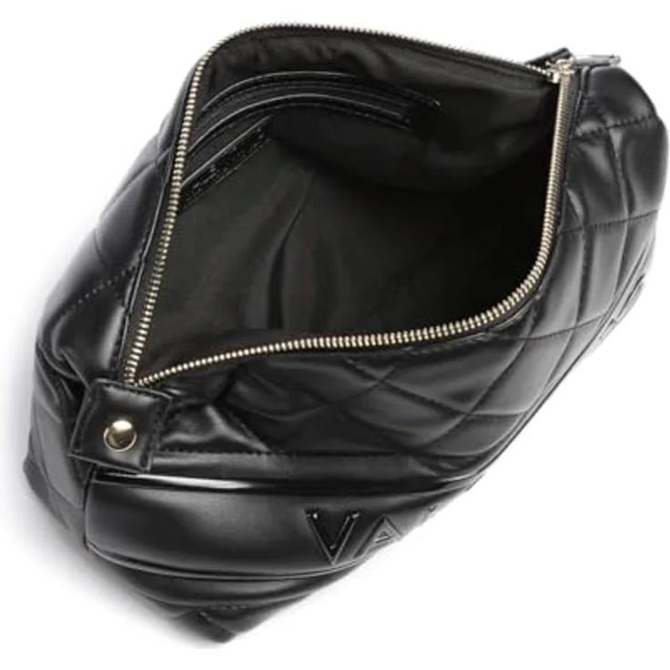 Valentino Damen 51O-ADA WEICHE Kosmetiktasche, Nero 27,5 x 15 x 11 cm, gesteppte Optik, hochwertige Verarbeitung – Bild 4