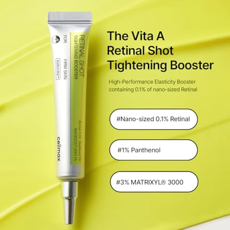 Celimax The Vita-A Retinal Shot Tightening Booster, 15ml Anti-Aging-Serum mit 0,1 % Retinal für straffere und glattere Haut – Bild 3