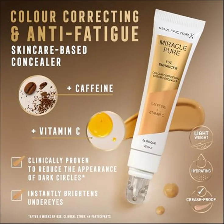 Max Factor Miracle Pure Concealer Liquid Bisque 05 10 ml – Bild 3