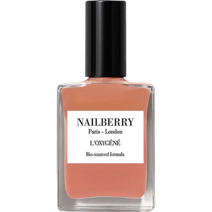 Nailberry Nagellack 14 ml, pfirsichrosa Jelly-Gloss, elegant und belebend