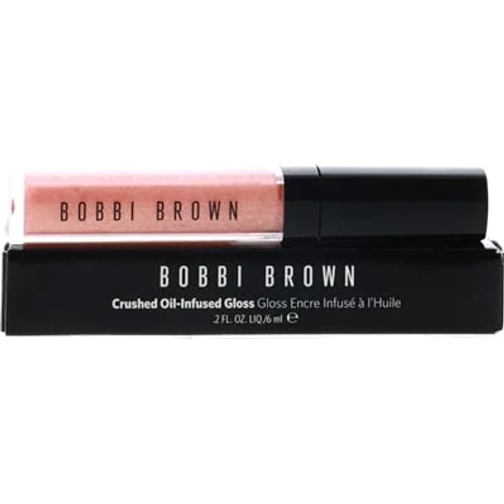 Bobbi Brown Crushed Oil Infused Gloss, Hydratisierendes Lipgloss in Farbton Bare Sparkle, 6 ml – Bild 4
