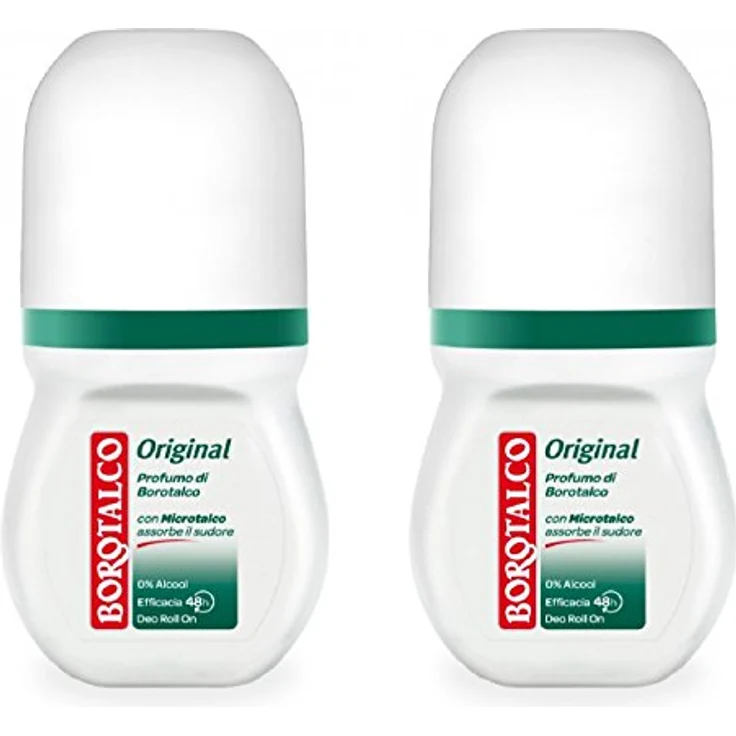 Borotalco Original Deoroller 50 ml, Antiperspirant für Unisex, langanhaltender Schutz gegen Schweißgeruch, alkoholfrei – Bild 1