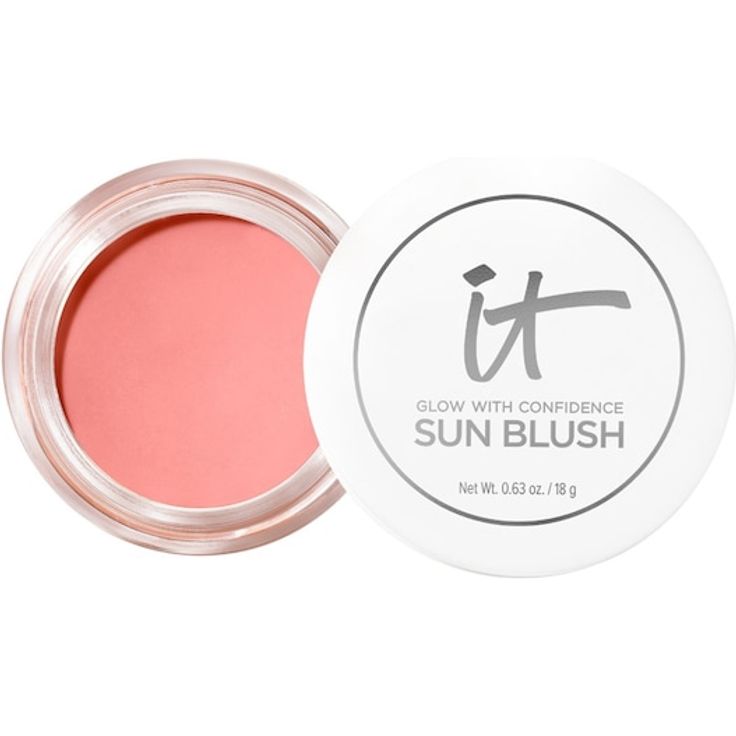 it Cosmetics Glow with Confidence Blush, Rouge und Bronzer mit Vitamin E und Hyaluronsäure, 18 g