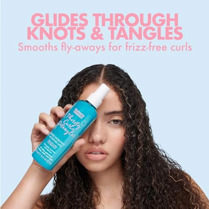 Umberto Giannini Thirsty Curls Detangler, 250 ml veganes Leave-in-Conditioner-Spray für trockenes, knotiges Haar mit feuchtigkeitsspendendem Dreifach-Komplex – Bild 5