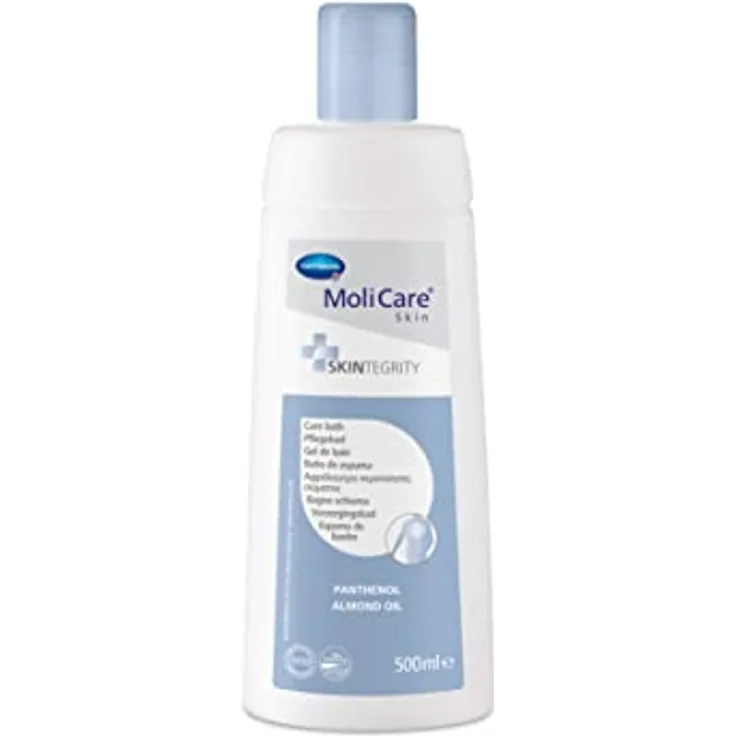 Molicare Skin Pflegebad 500ml, Mild zur gereizten Haut, mit Panthenol und Mandelöl
