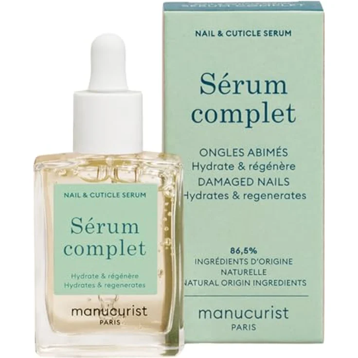 Manucurist Green Komplett-Serum für Nägel und Nagelhaut, 86,5% bio-basiert, 15ml – Bild 1