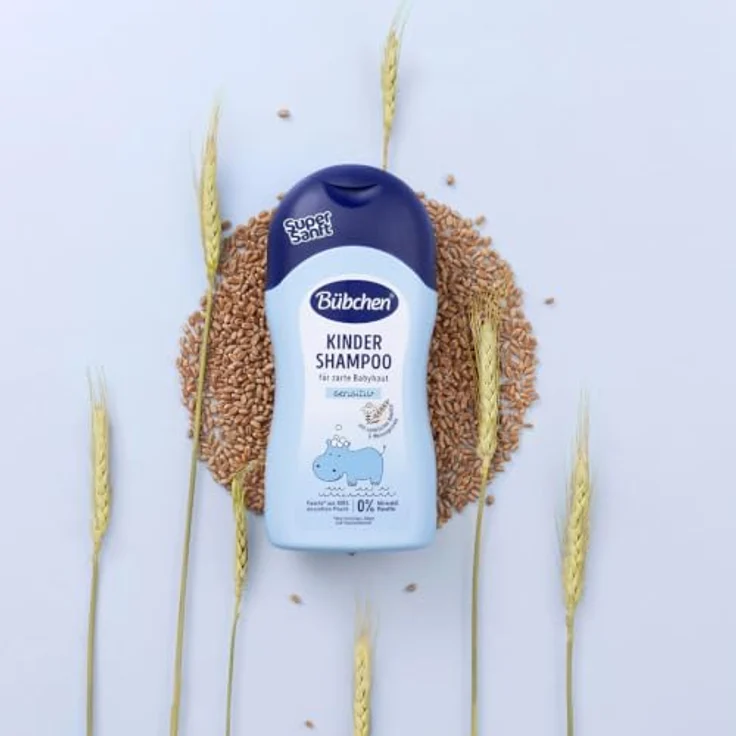 Bübchen Kinder Shampoo 400 ml, feuchtigkeitsspendend und sanft für empfindliche Kopfhaut – Bild 4