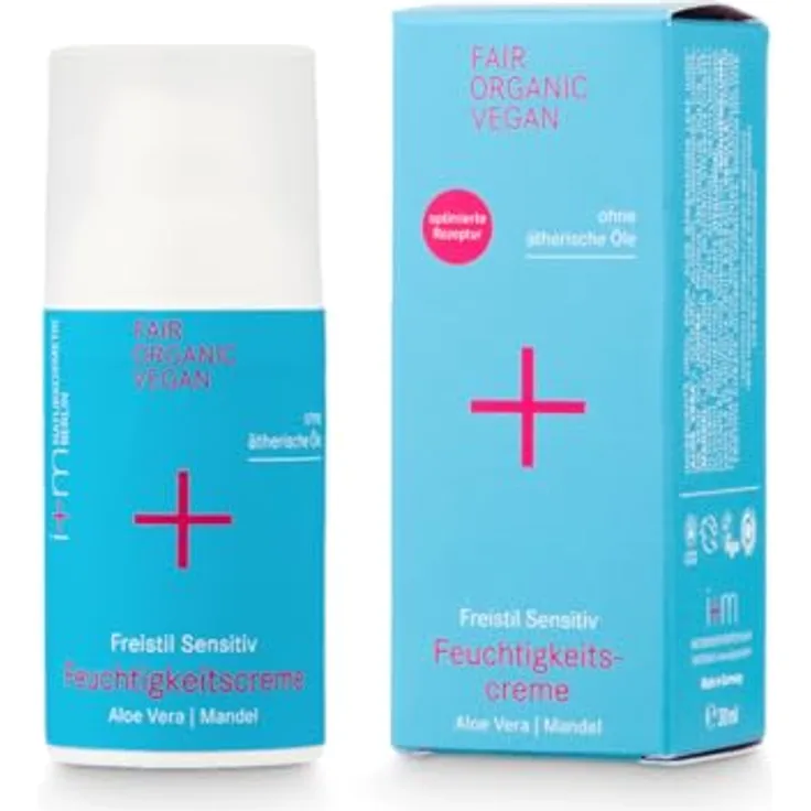 i+m Naturkosmetik Feuchtigkeitscreme 30ml · BIO Gesichtscreme für sehr trockene Haut · Mit Hyaluron & Aloe Vera · Feuchtigkeitsspendende Gesichtspflege · Vegan Naturkosmetik