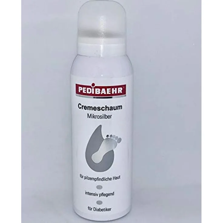 Pedibaehr Cremeschaum Microsilber 125 ml
