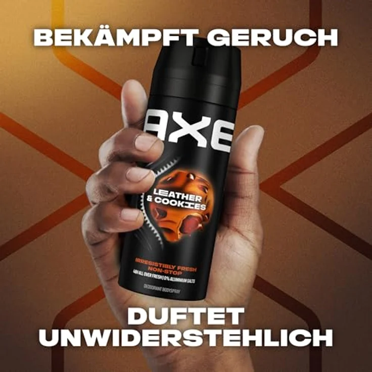 Axe Deodorant Bodyspray Collision Leather Cookies 48H 150 ml – Bild 8