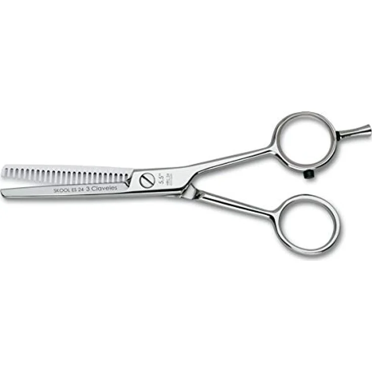 3 Claveles 12760 Set Friseurschere mit Etui und 2 Schere 5.5 und Taschenmesser, Cranberry – Bild 3