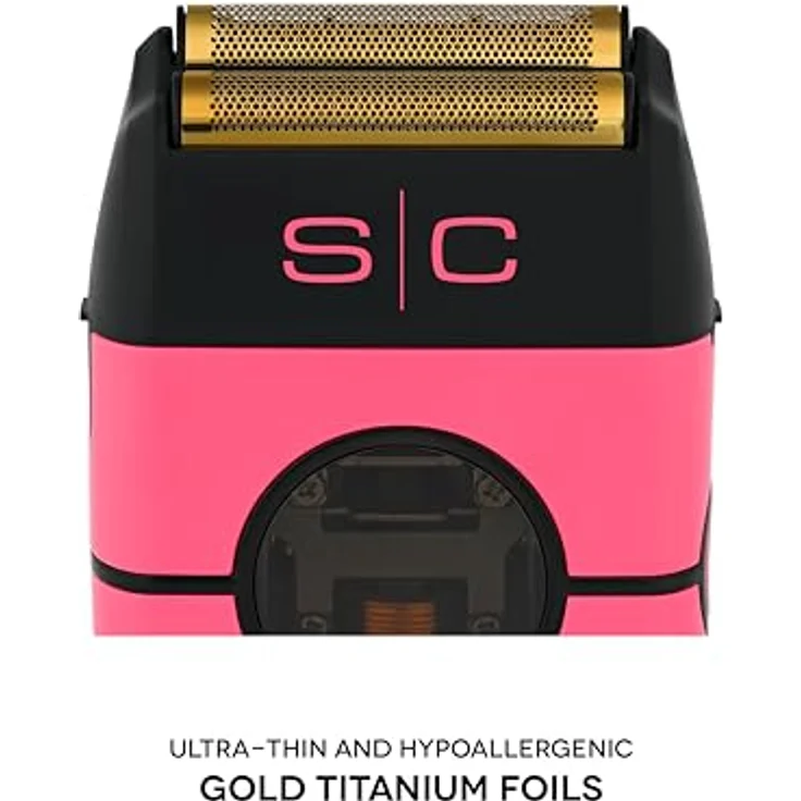 Stylecraft Instinct Metal Shaver Pink, Doppelfolienrasierer mit Vektor-Motor und 11.500 U/min – Bild 8