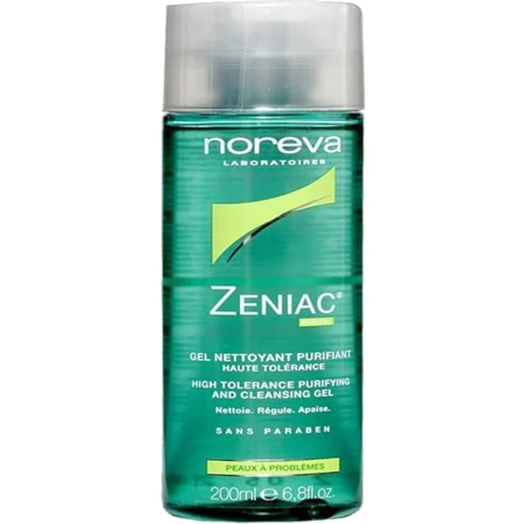 Noreva Zeniac Reinigungsgel 200 ml, für ölige Haut, unreine Haut, Mischhaut, verbessert das Hautbild – Bild 5