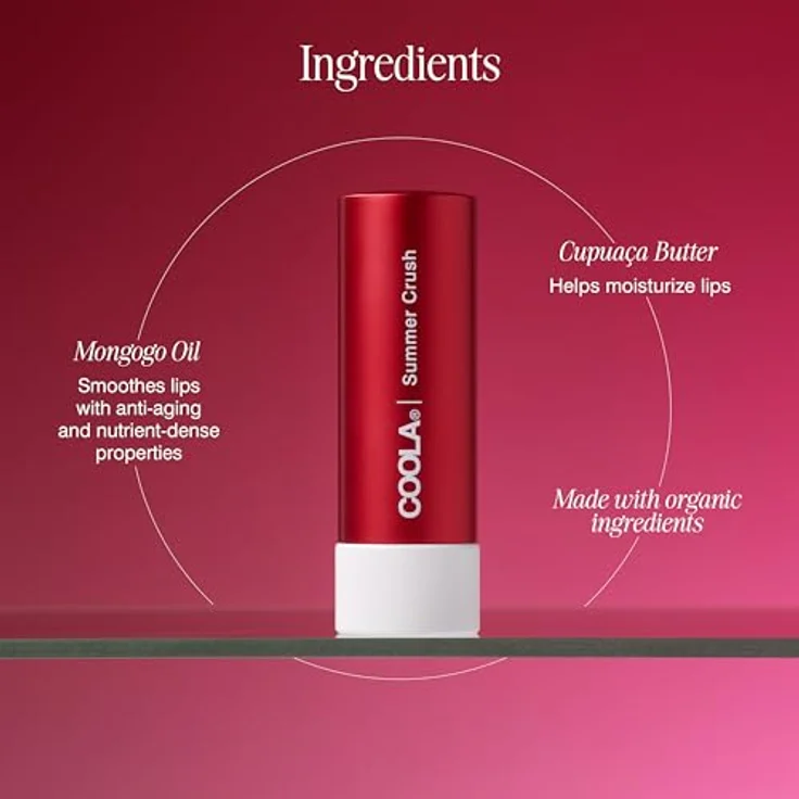 Coola Mineral Liplux Organic Tinted Lip Balm Sunscreen Summer Crush Spf30, 4,2 ml - Sonnencreme von COOLA ideal für Unisex Erwachsene - Preisvergleich – Bild 6