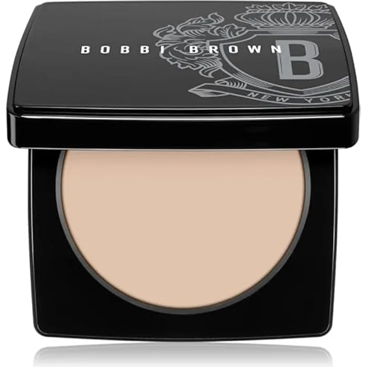 Bobbi Brown Sheer Finish Pressed Powder Relaunch, feiner Kompaktpuder für makelloses Finish, Farbton Warm Natural, 9 g