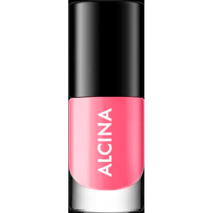 ALCINA Nail Colour pink flash - 5 ml - Brillante, langanhaltende Nägel - Einfaches Auftragen - Pink, deckend - Glänzendes Finish – Bild 1