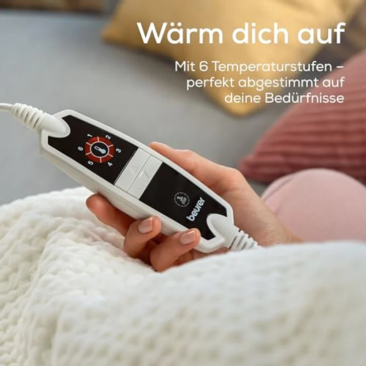 Beurer HD82 Helsinki, Wärmezudecke in Weiß, Licht- & Wärmetherapie, versandkostenfrei – Bild 4