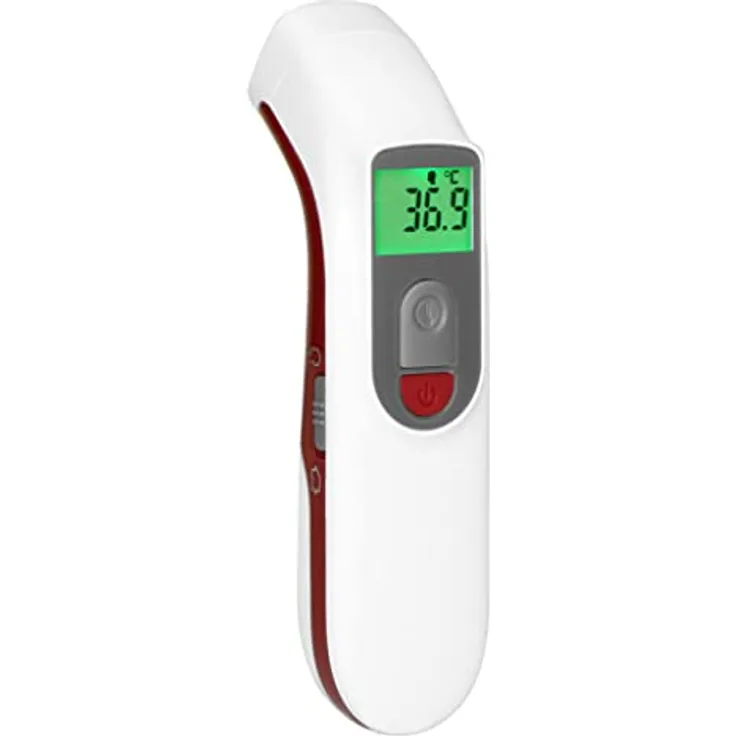 Fysic FT38, Infrarot-Stirnthermometer mit automatischer Abschaltung, 3 Sekunden Messzeit, Speicherung der letzten 25 Messwerte