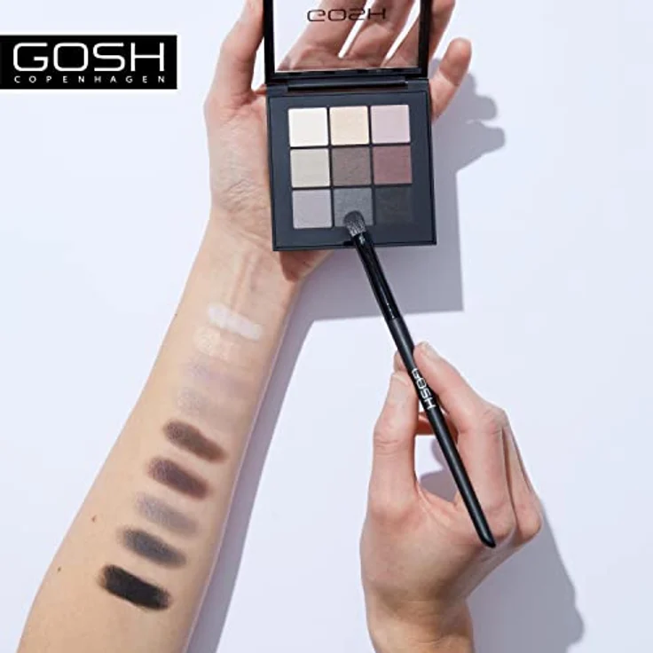 GOSH Eyedentity Lidschatten-Palette 005 Be Hopeful, 9 Farben in Matt & Metallic, vegan & parfümfrei, ideal für Tages- und Abendlooks – Bild 5