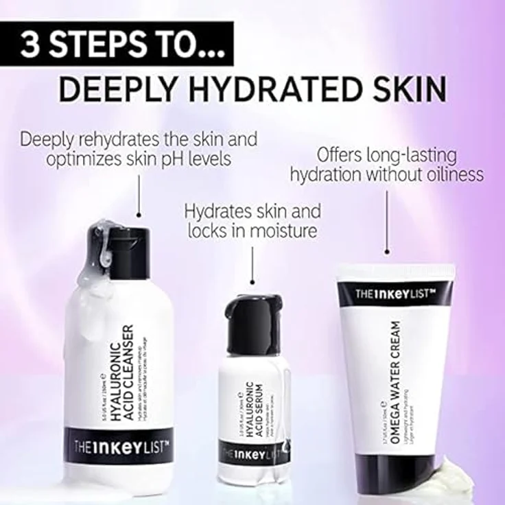 The INKEY List Omega Water Cream 50ml, Feuchtigkeitsspendende Gesichtscreme – Bild 4