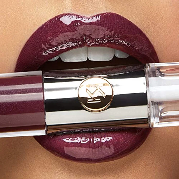 KIKO Milano Unlimited Double Touch, langanhaltender flüssiger Lippenstift mit Glanz, Farbton 123 Satin Grape, 6 ml – Bild 4