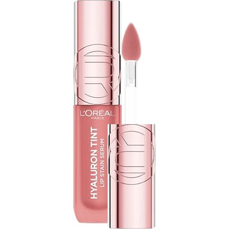 L’Oréal Paris Paradise Hyaluron Tint Lip Stain Serum Lipgloss, 5 ml, langanhaltender Matt-Look, feuchtigkeitsspendend, Farbe: WORTH IT – Bild 1