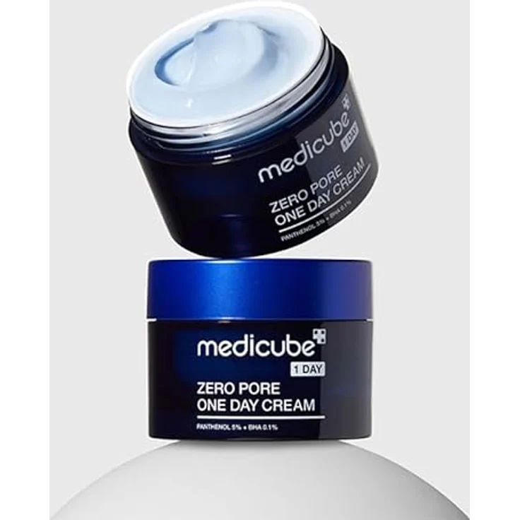 Medicube Zero Pore One Day Cream, porenverfeinernde Feuchtigkeitscreme mit Niacinamid und Salicylsäure, 50ml – Bild 2