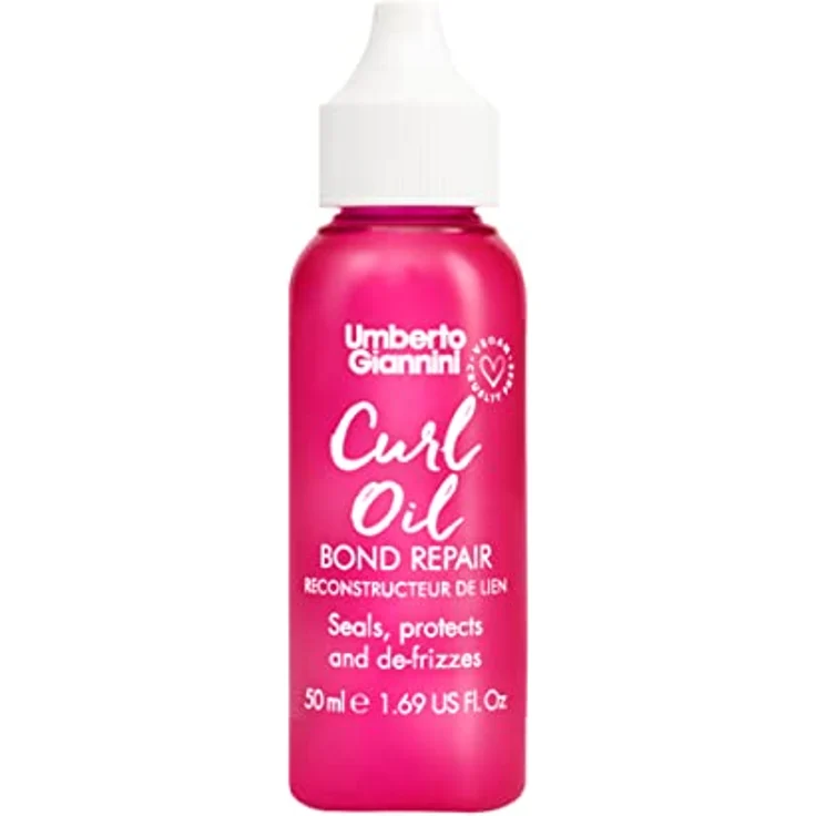 Umberto Giannini Curl Oil Bond Repair, Haaröl für Locken mit Schutz- und Entkräuselungsformel, 50ml – Bild 1