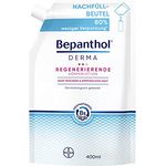 Bepanthol DERMA Regenerierende Körperlotion, Körperpflege für empfindliche und sehr trockene Haut, dermatologisch getestete Feuchtigkeitscreme mit Dexpanthenol, 400 ml Nachfüllbeutel