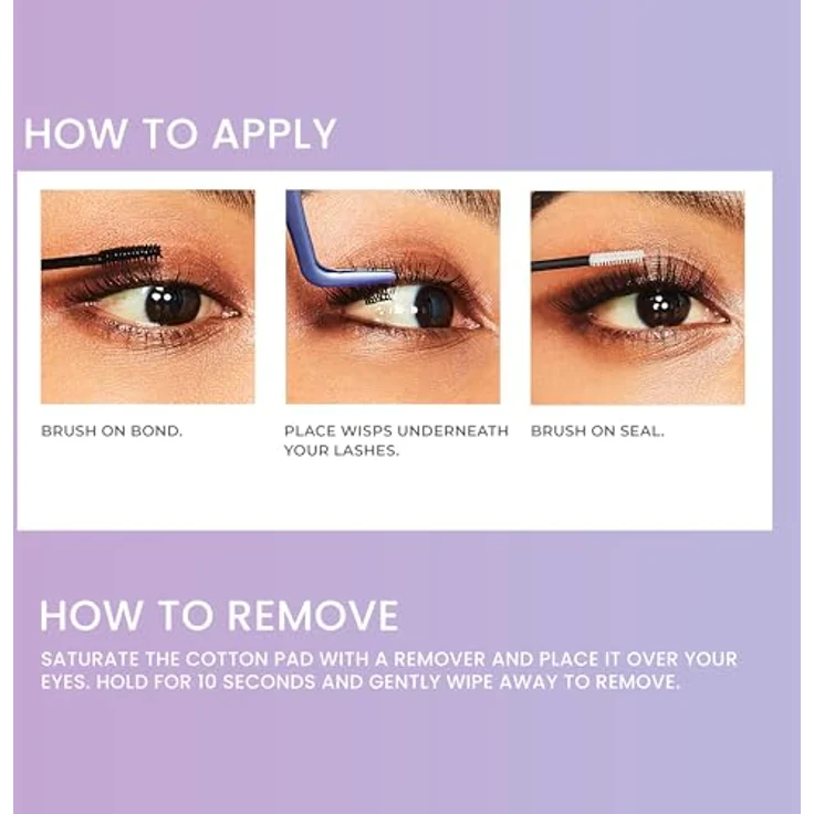 KISS Falscara Eyelash Künstliche Wimpern Wisp Multi 01 – Bild 4